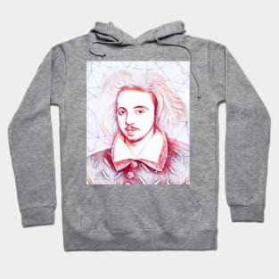 Christopher Marlowe Portrait | Christopher Marlowe Artwork | Line Art Hoodie